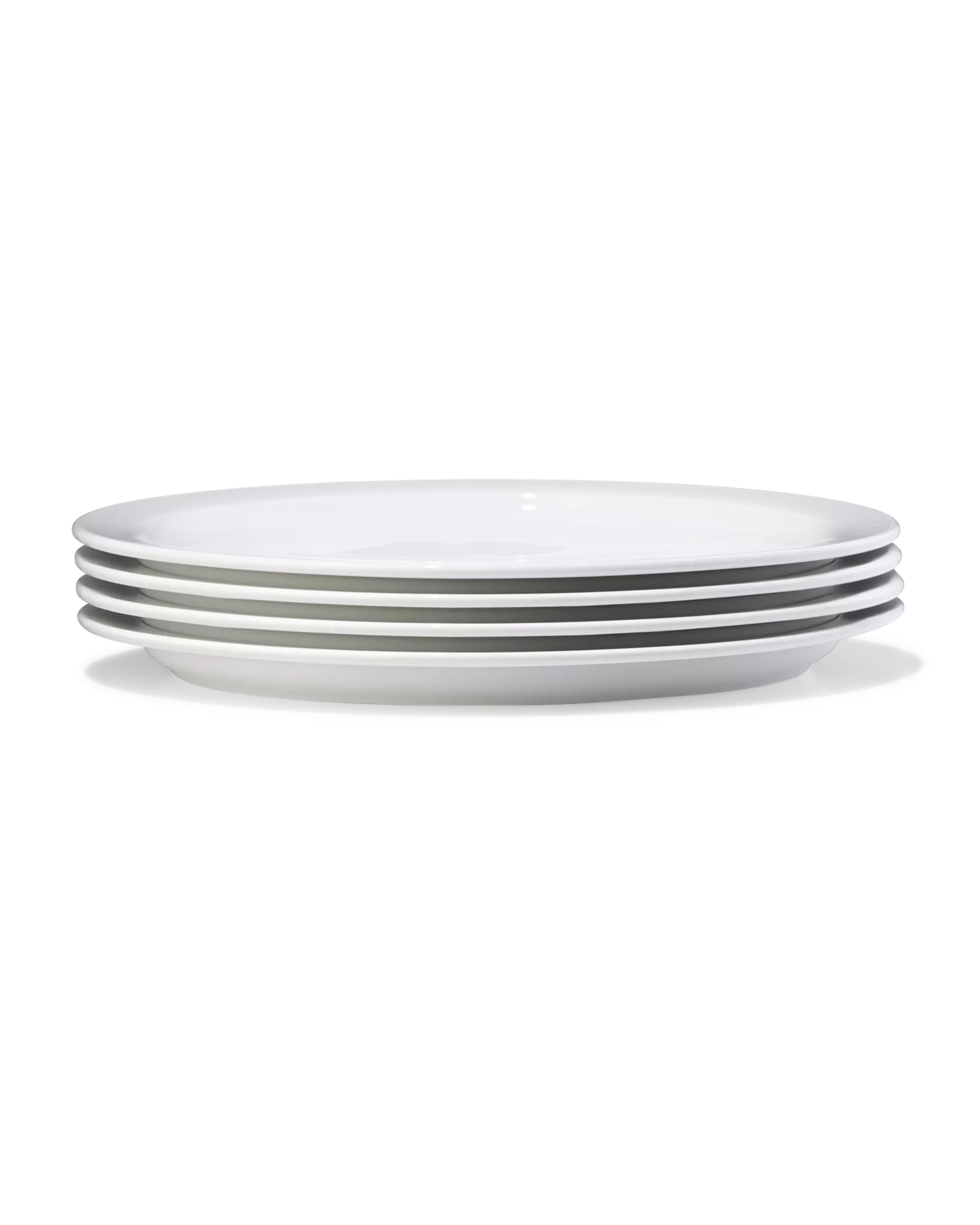 dinerbord Ø26cm Alledag porselein wit - 4 stuks