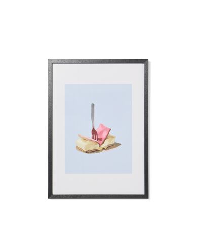 Bilderrahmen DIN A4, 21 &times; 29,7 cm, Holz, schmal - 13626073 - HEMA