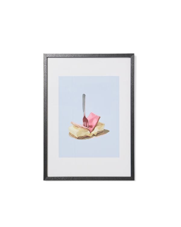 Bilderrahmen DIN A4, 21 &times; 29,7 cm, Holz, schmal - 13626073 - HEMA