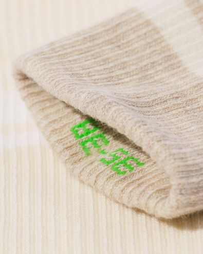 chaussettes femme yoga-pilates antid&eacute;rapantes - 2 paires beige beige - 4420165BEIGE - HEMA