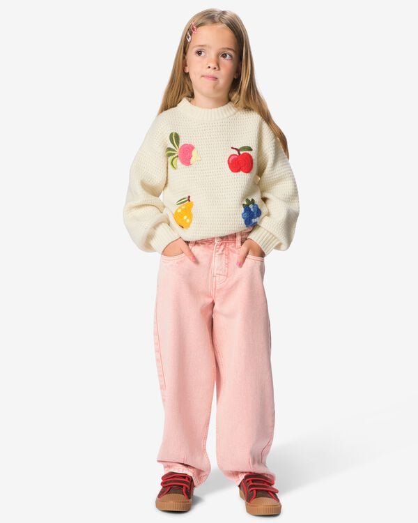 jean enfant coupe classique rose rose - 30854102PINK - HEMA