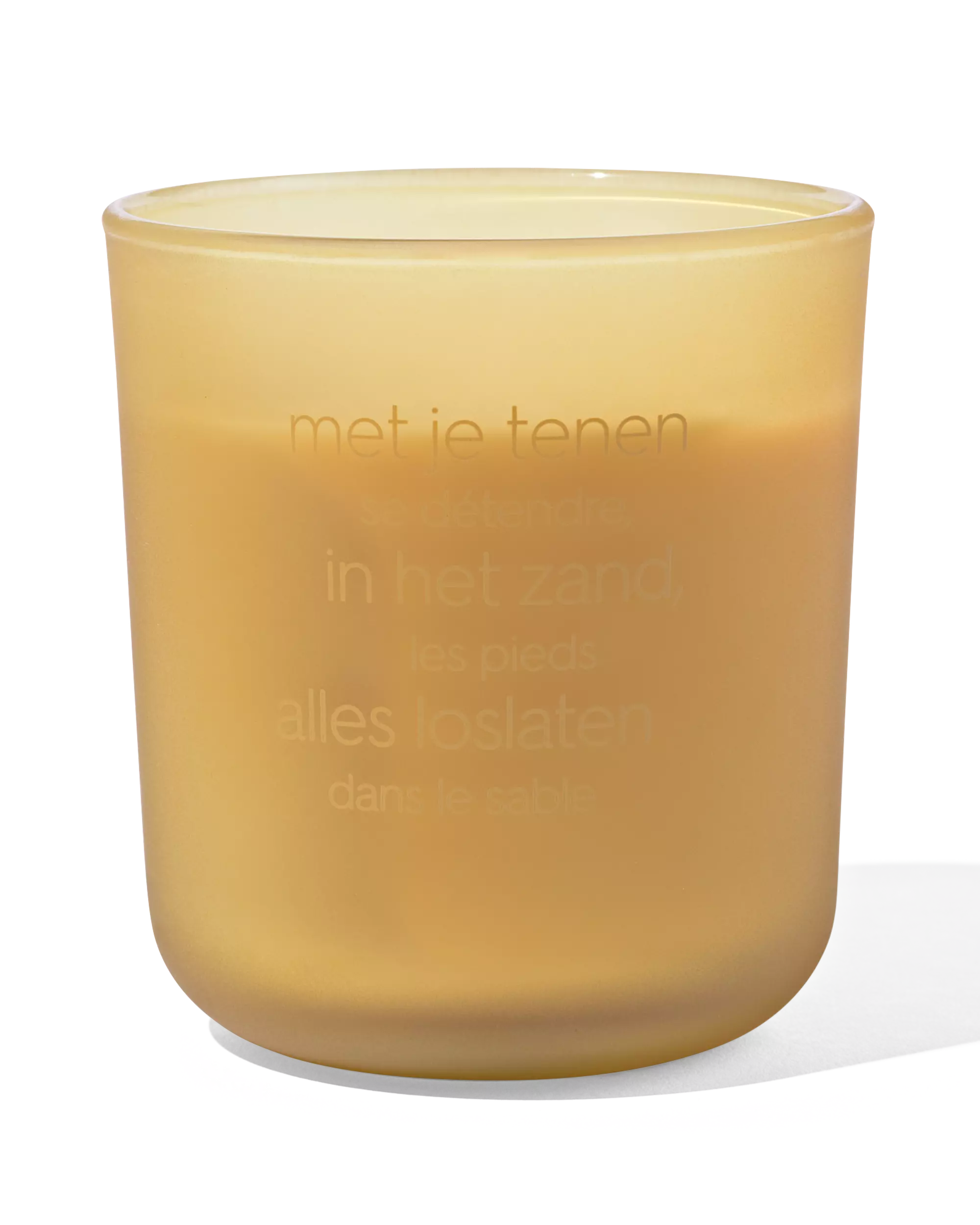 geurkaars een hele dag strand