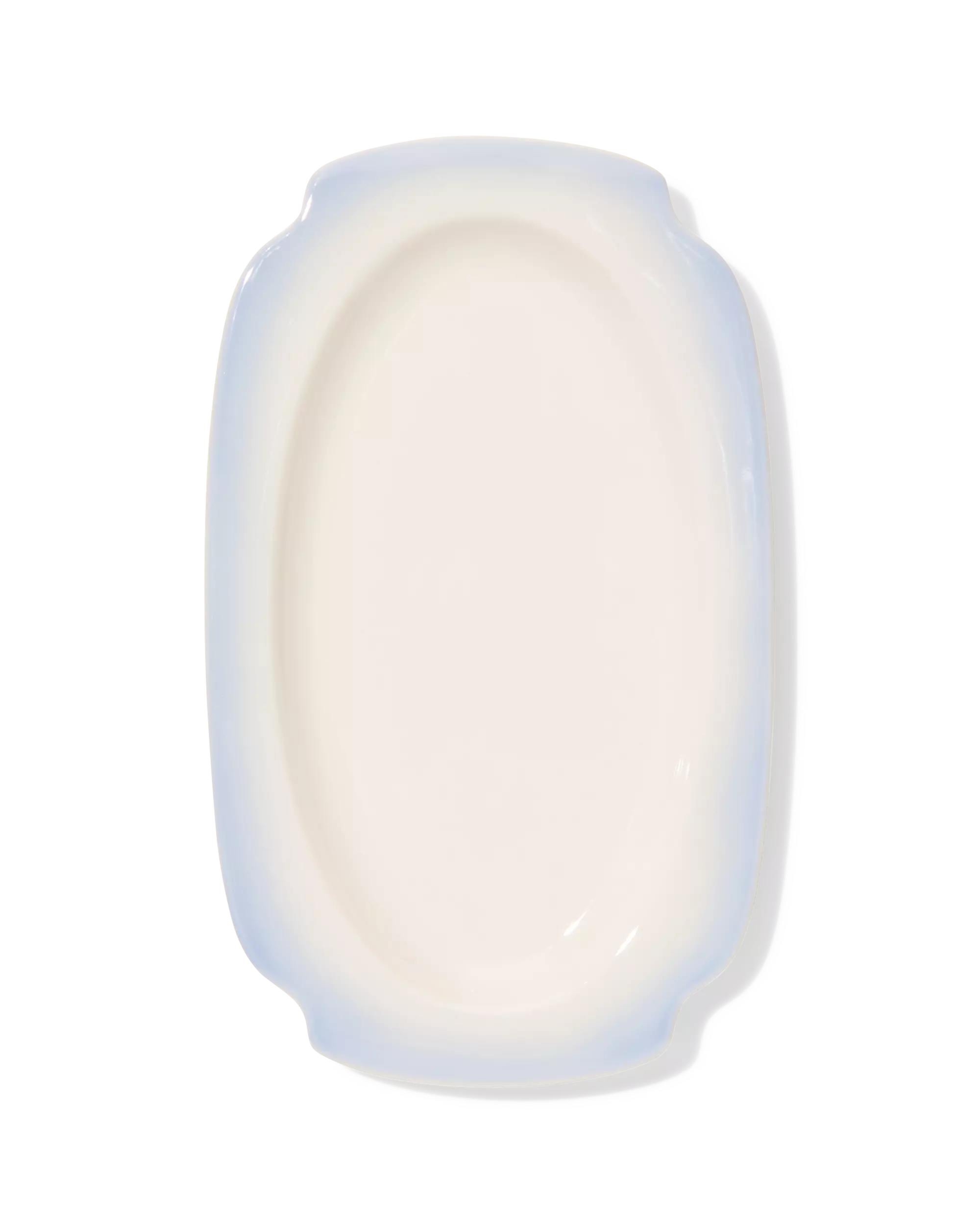 plat 28 x 17 cm  faïence dégradé de couleurs