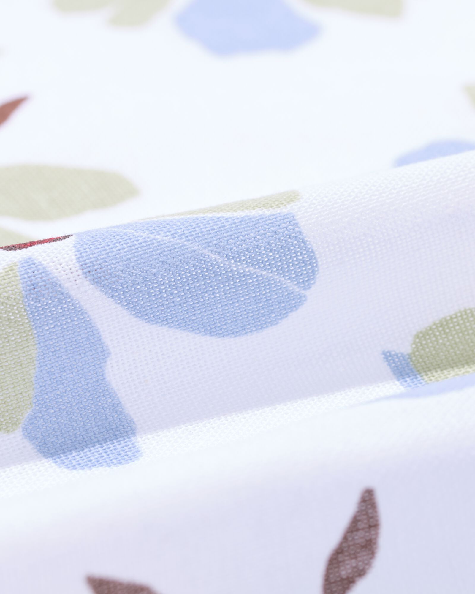 nappe XL 320x145cm coton fleurs vert-bleu - 5300084 - HEMA