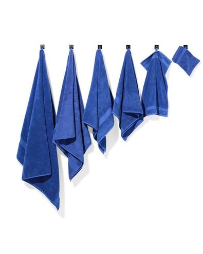 gant de toilette 16x21cm qualit&eacute; &eacute;paisse bleu cobalt - 5282862 - HEMA
