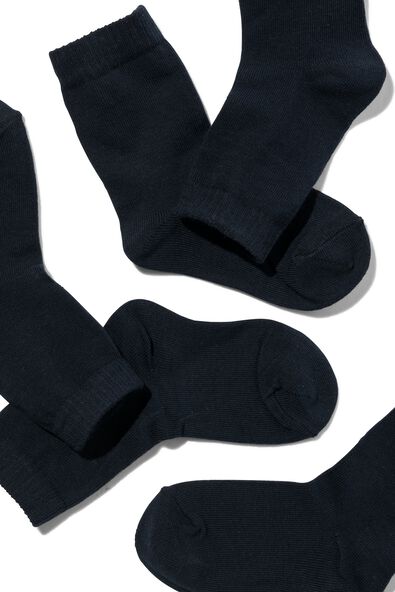 5er-Pack Kinder-Socken dunkelblau dunkelblau - 4369710DARKBLUE - HEMA