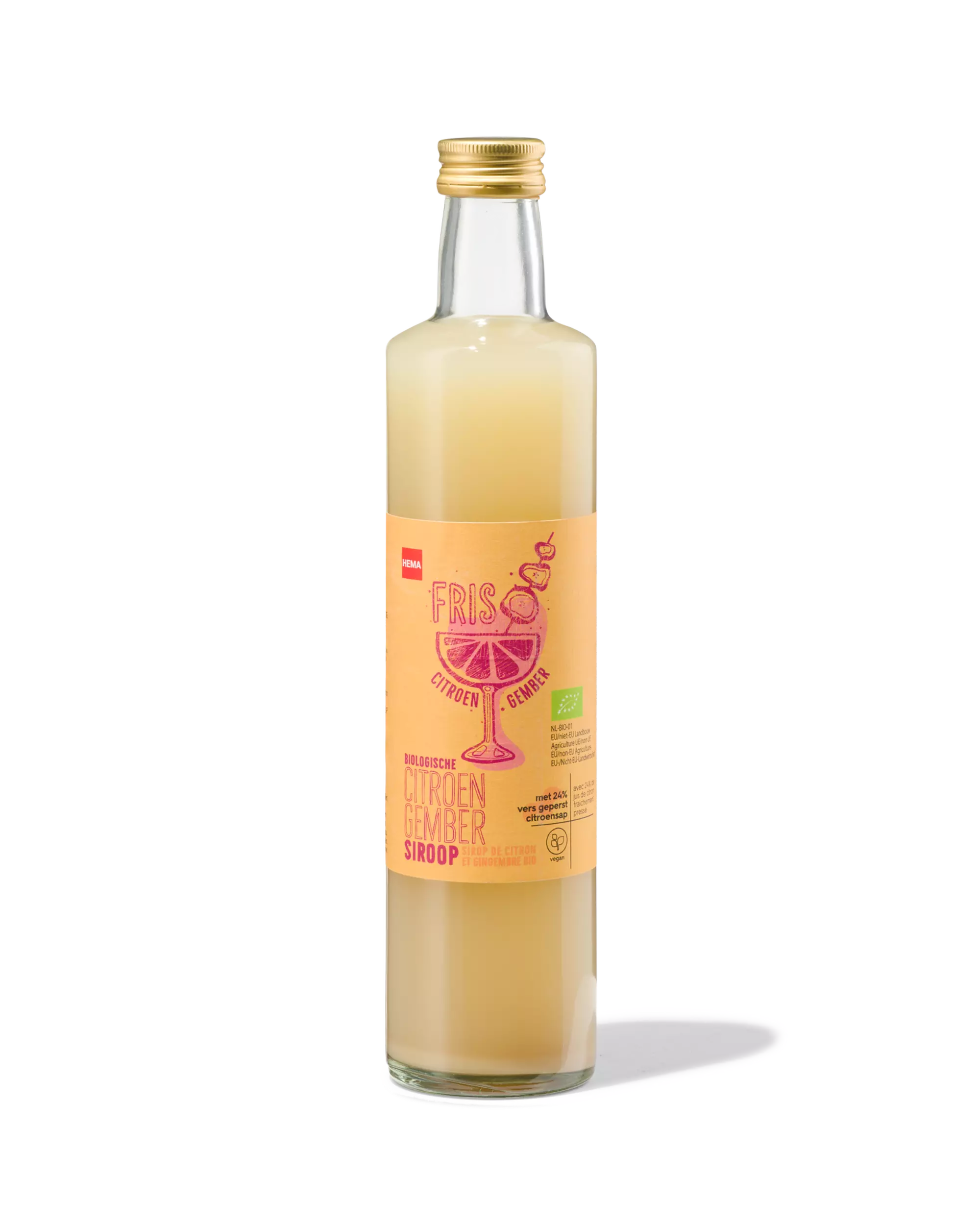 sirop citron gingembre 500ml