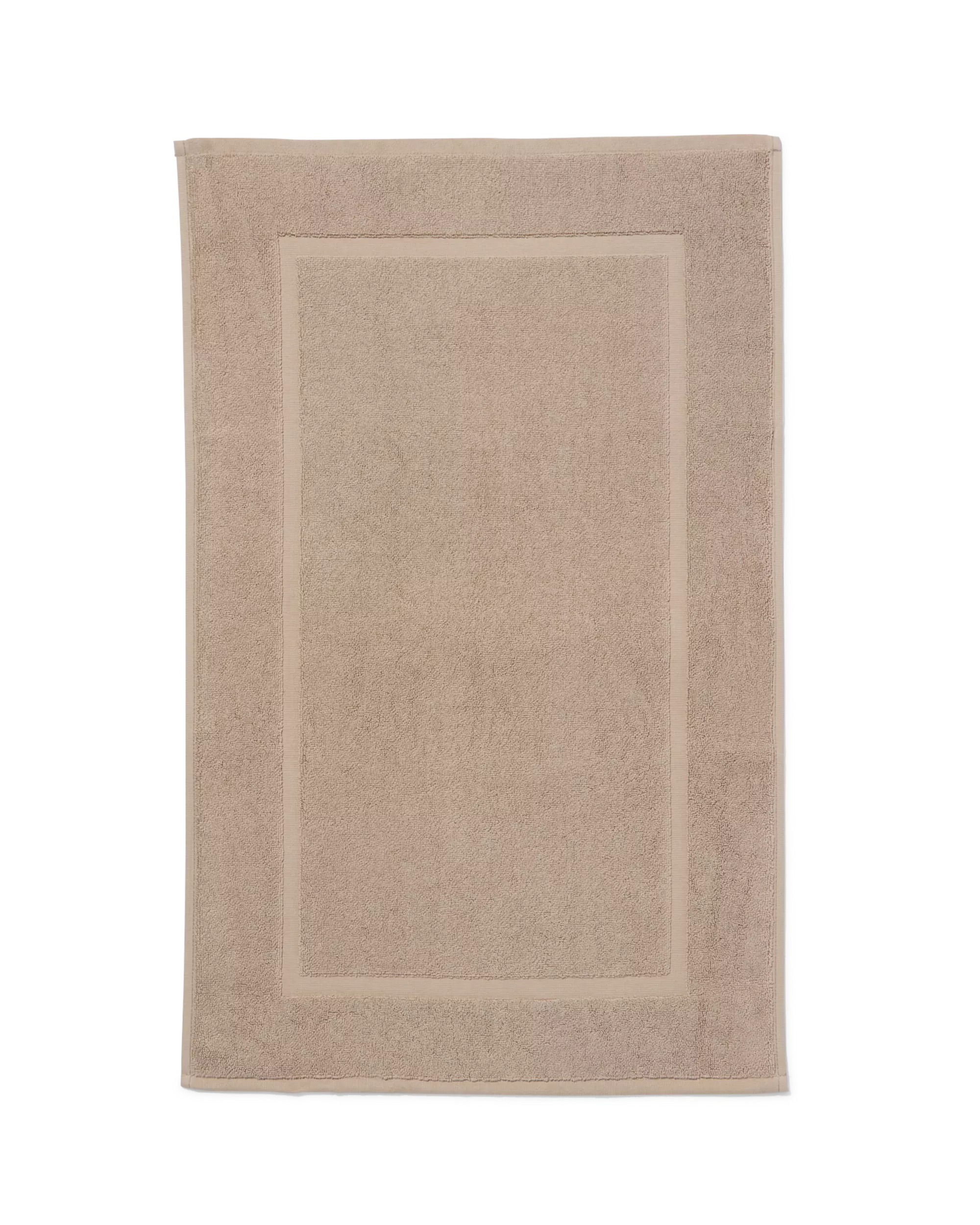 badmat 50x85 zware kwaliteit taupe