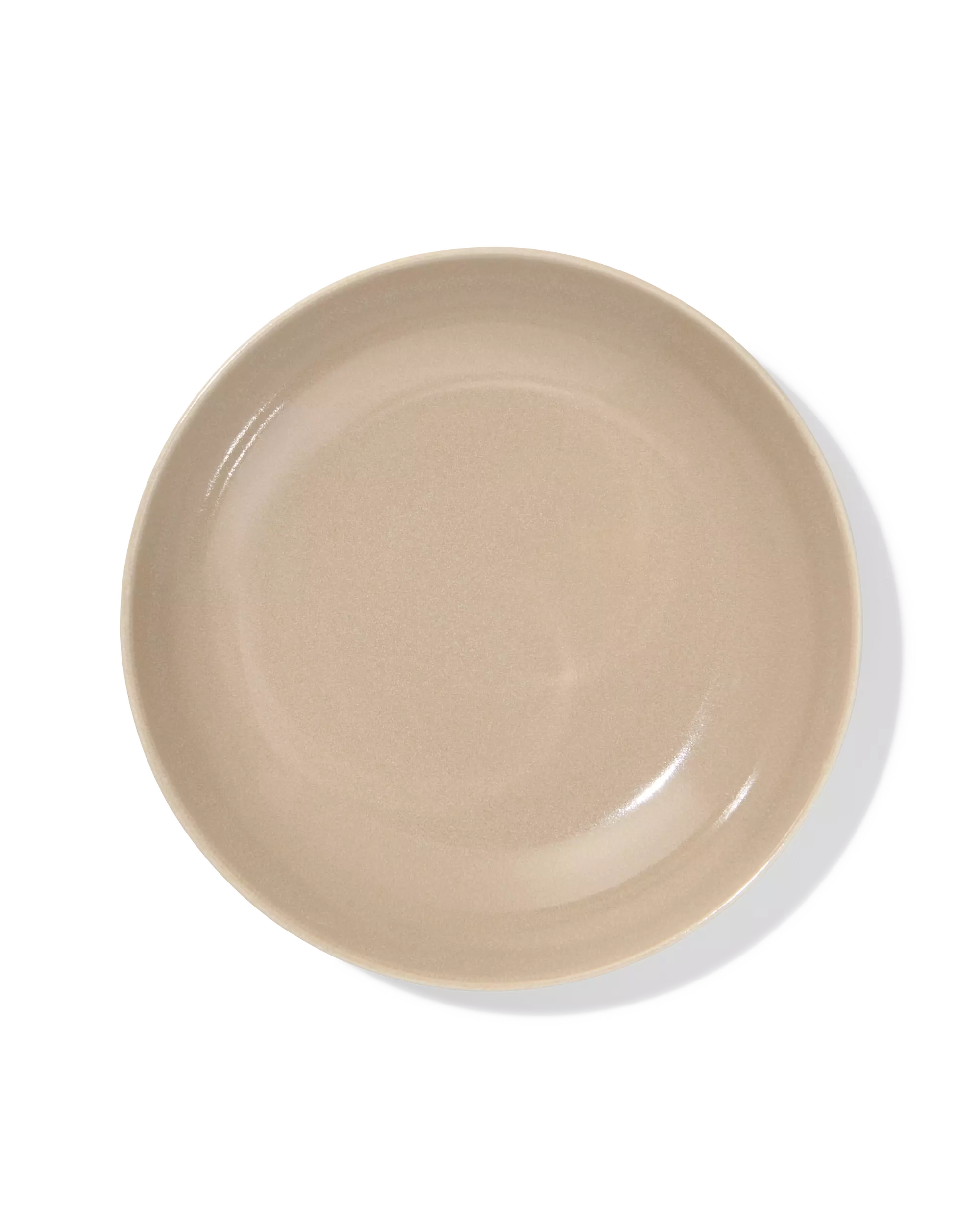 diep bord Ø22cm Puur aardewerk beige