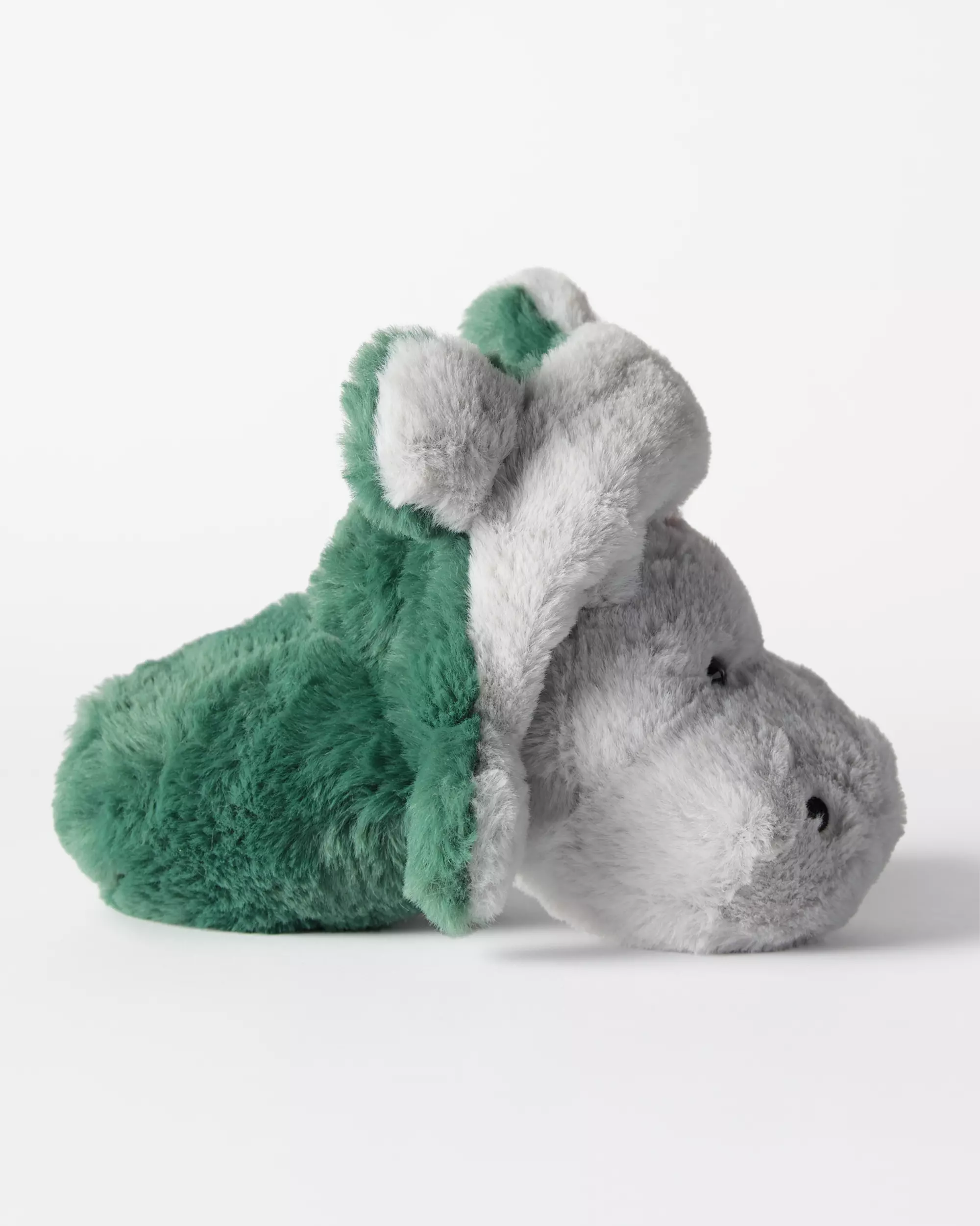 omkeerbare knuffel 23x11x17cm krokodil-nijlpaard