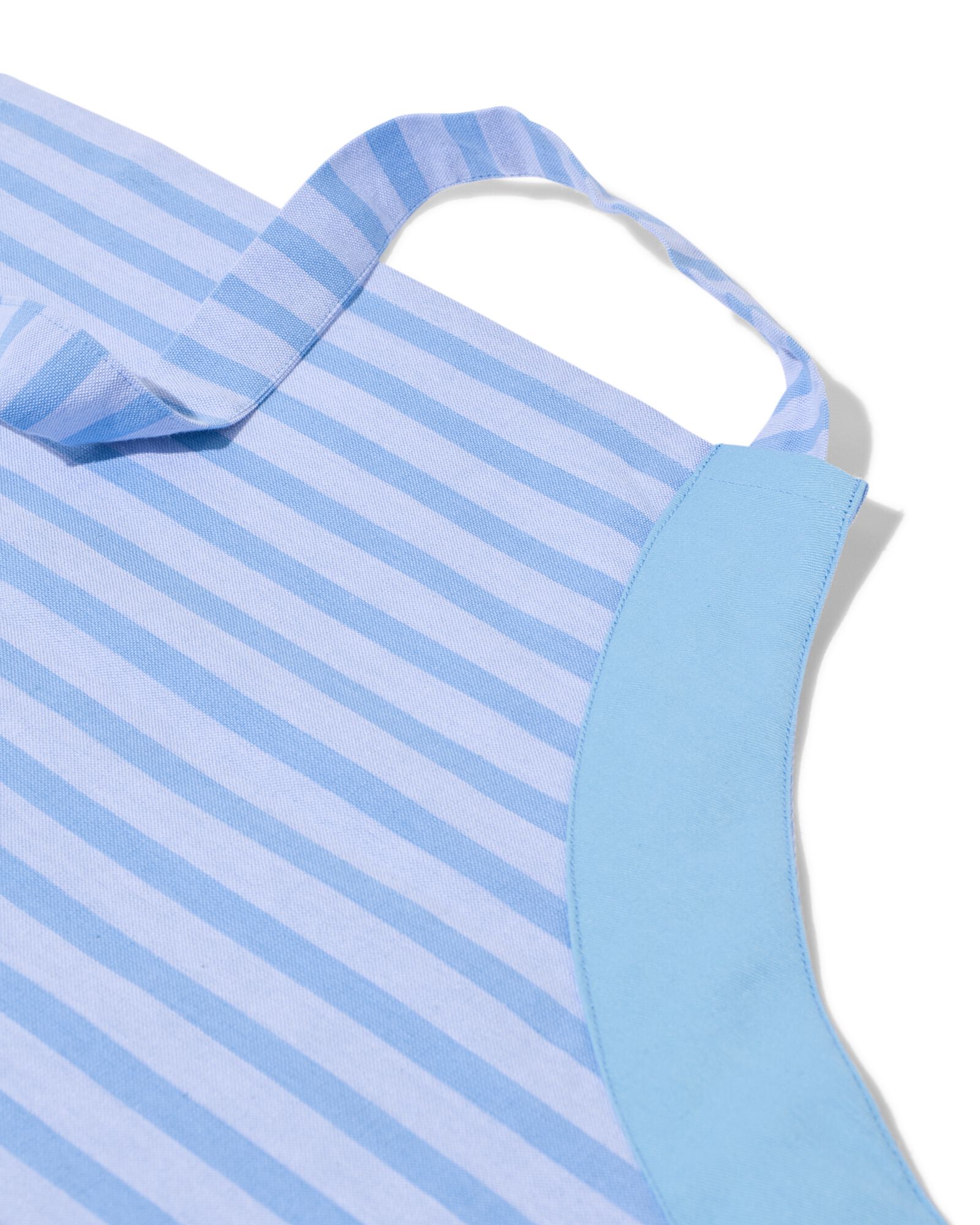tablier coton gris-bleu - 5460003 - HEMA