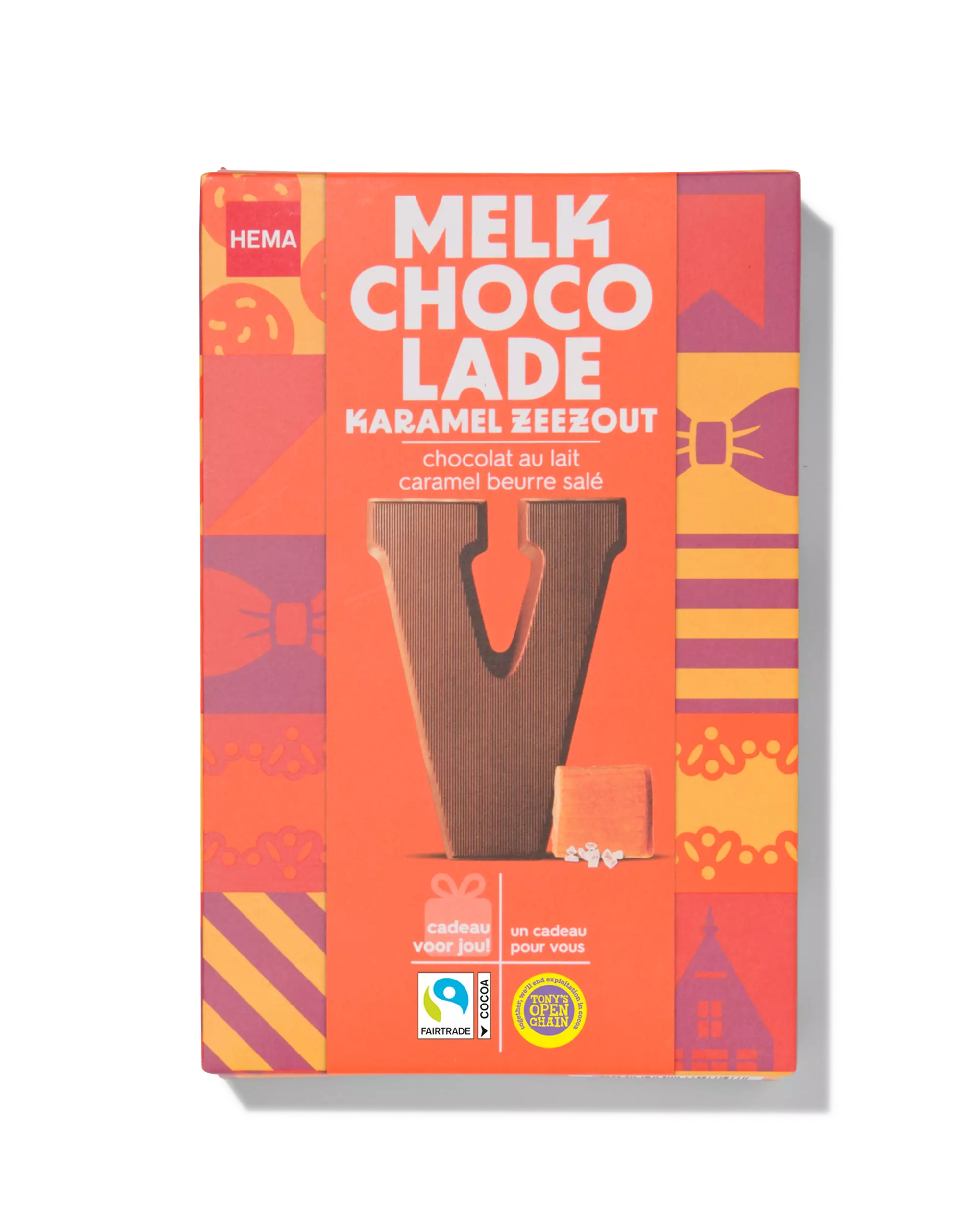 lettre chocolat lait caramel sel de mer V 135g