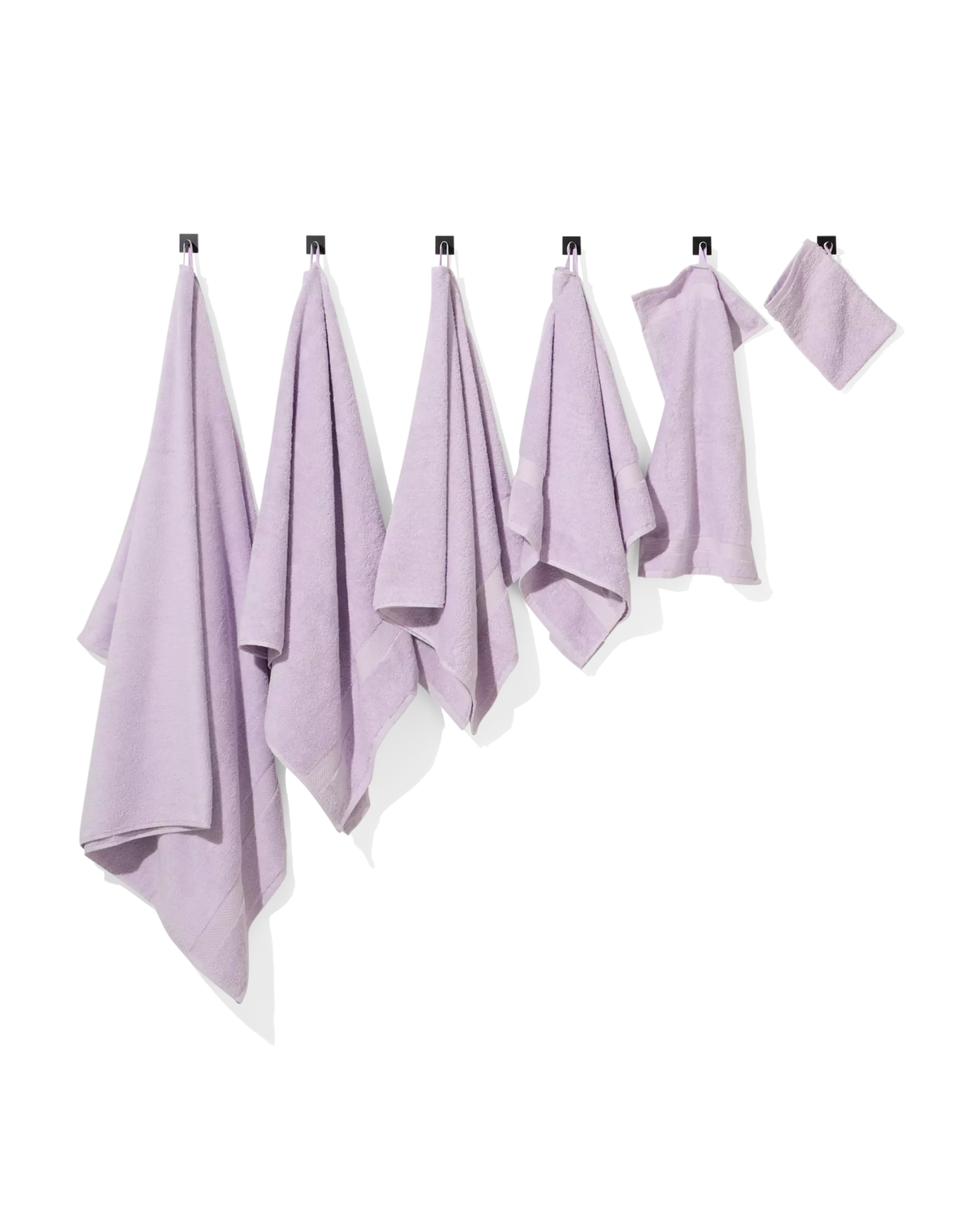 serviette de bain 50x100 qualité épaisse lilas