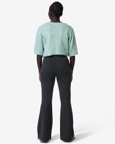 damesbroek Otis regular fit jersey grijsmelange grijsmelange - 36214380GREYMELANGE - HEMA