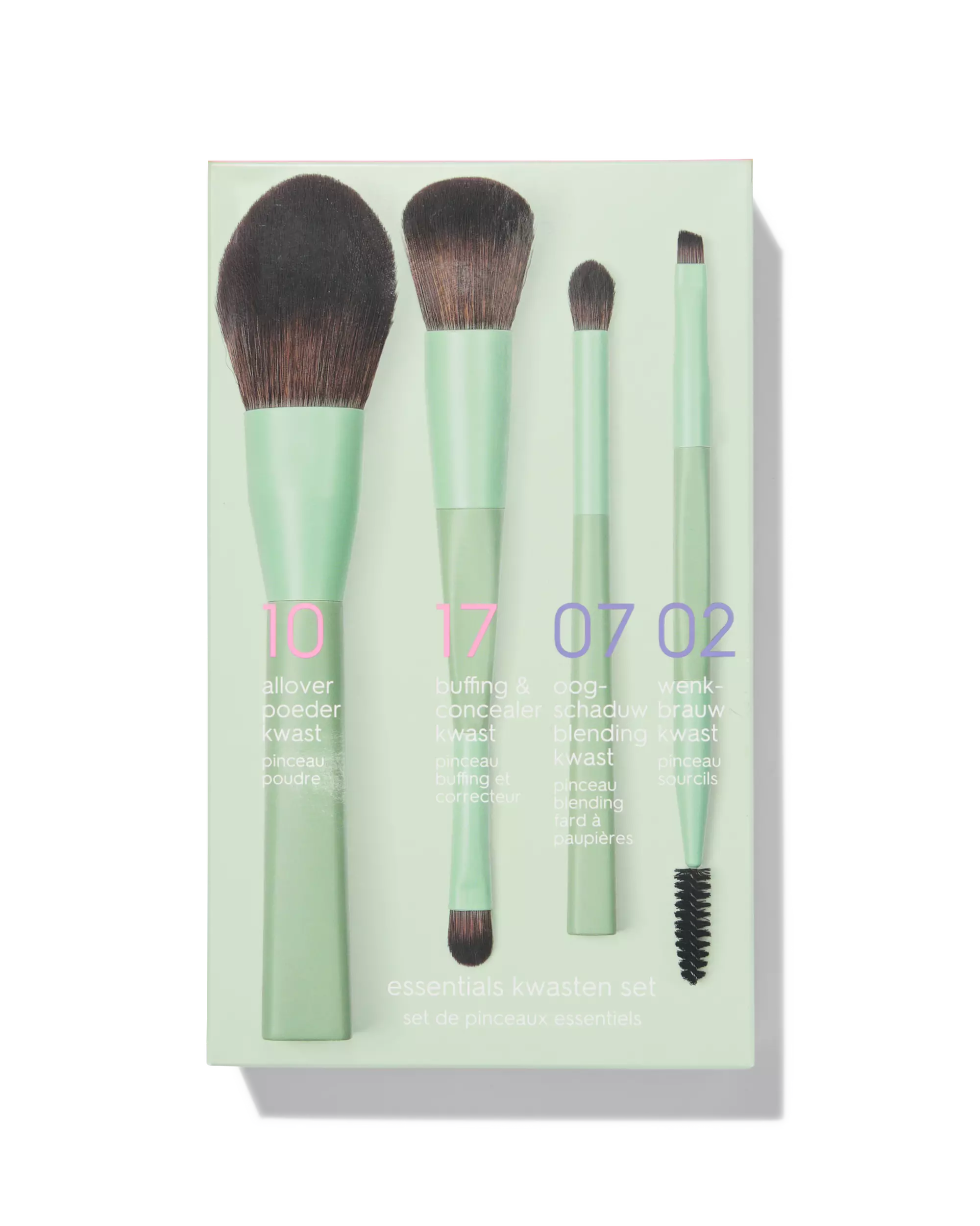 lot de pinceaux essentiels 
