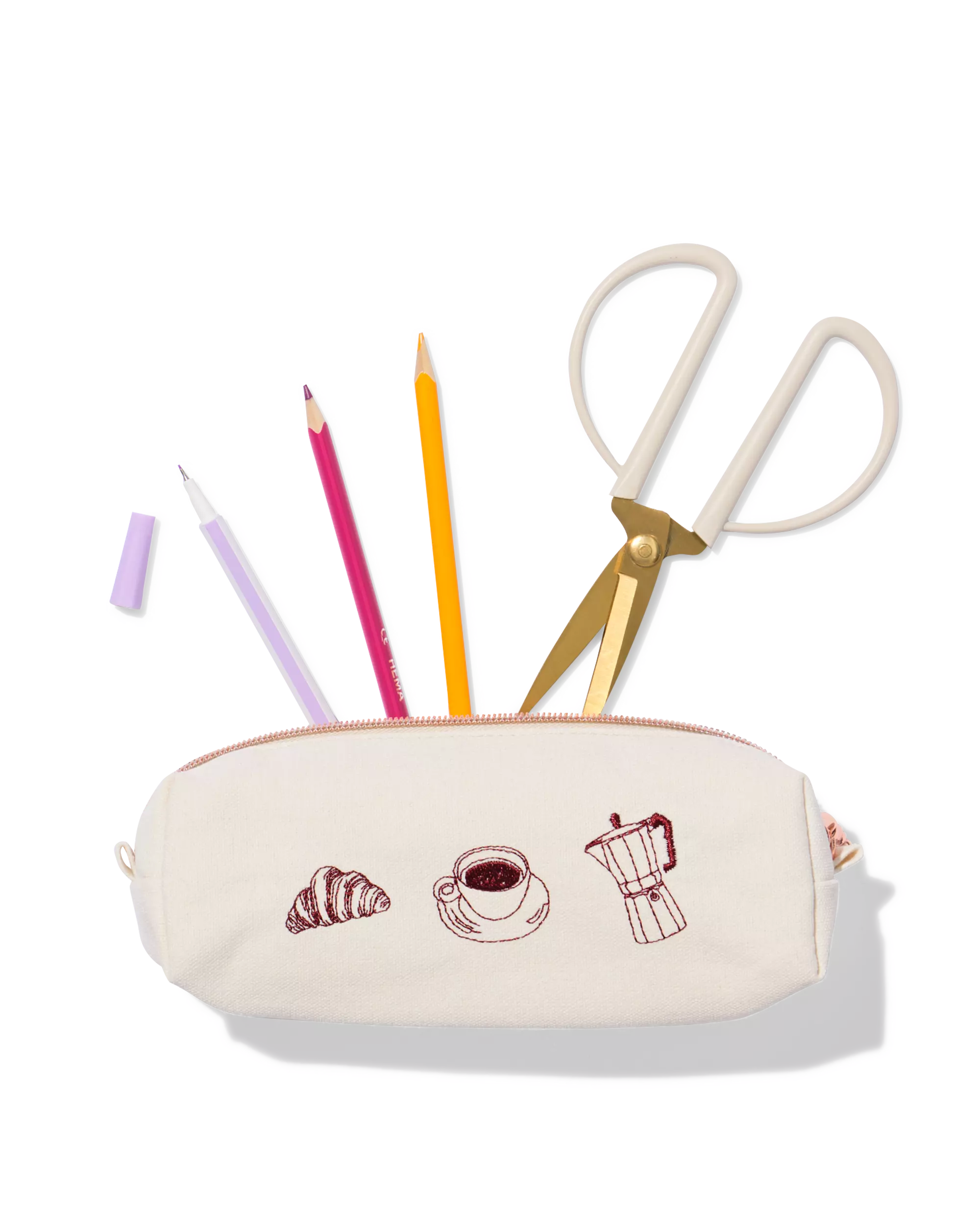 trousse 20x6x6cm croissant