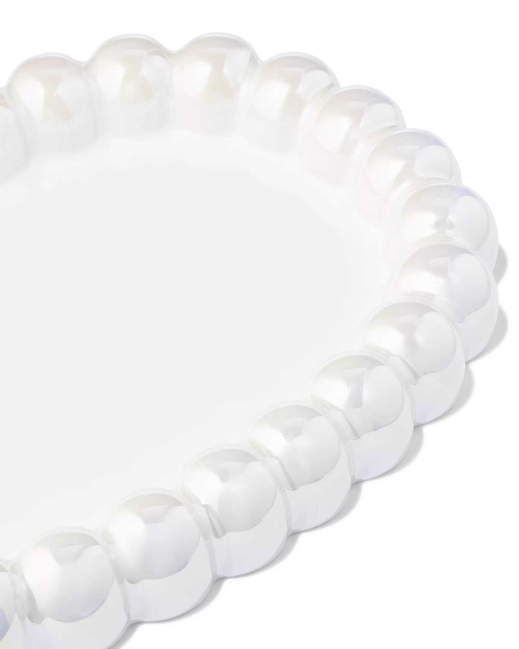 plat de service 25,5 x 19 x 3 cm perle