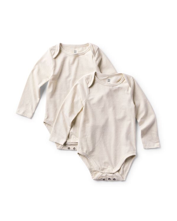 bodys &eacute;volutifs - 2 pi&egrave;ces beige beige - 33310560BEIGE - HEMA