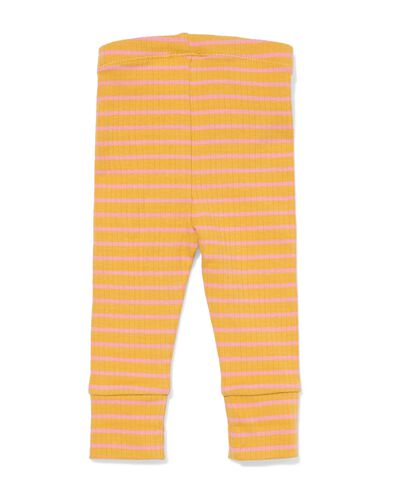 Babyleggings zum Mitwachsen, anliegend, gerippt, Streifen olivgr&uuml;n olivgr&uuml;n - 33459120OLIVE - HEMA