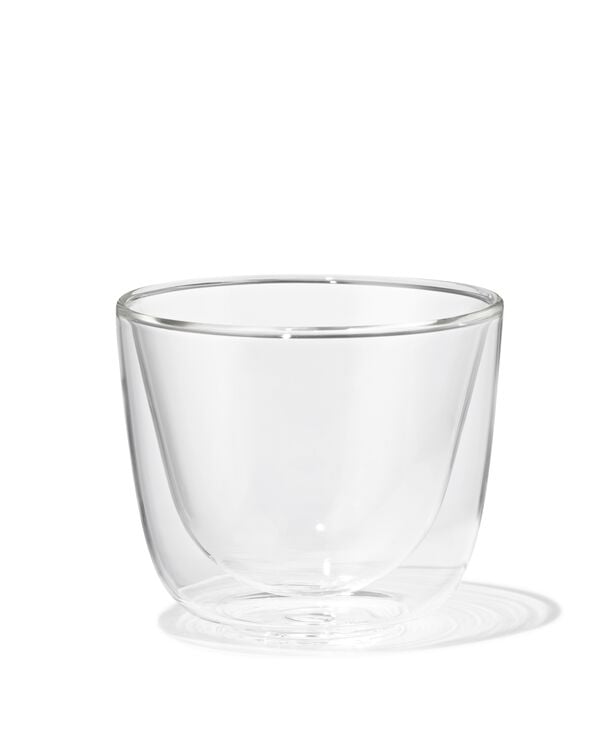 mug 180 ml verre borosilicate double paroi - 80660343 - HEMA