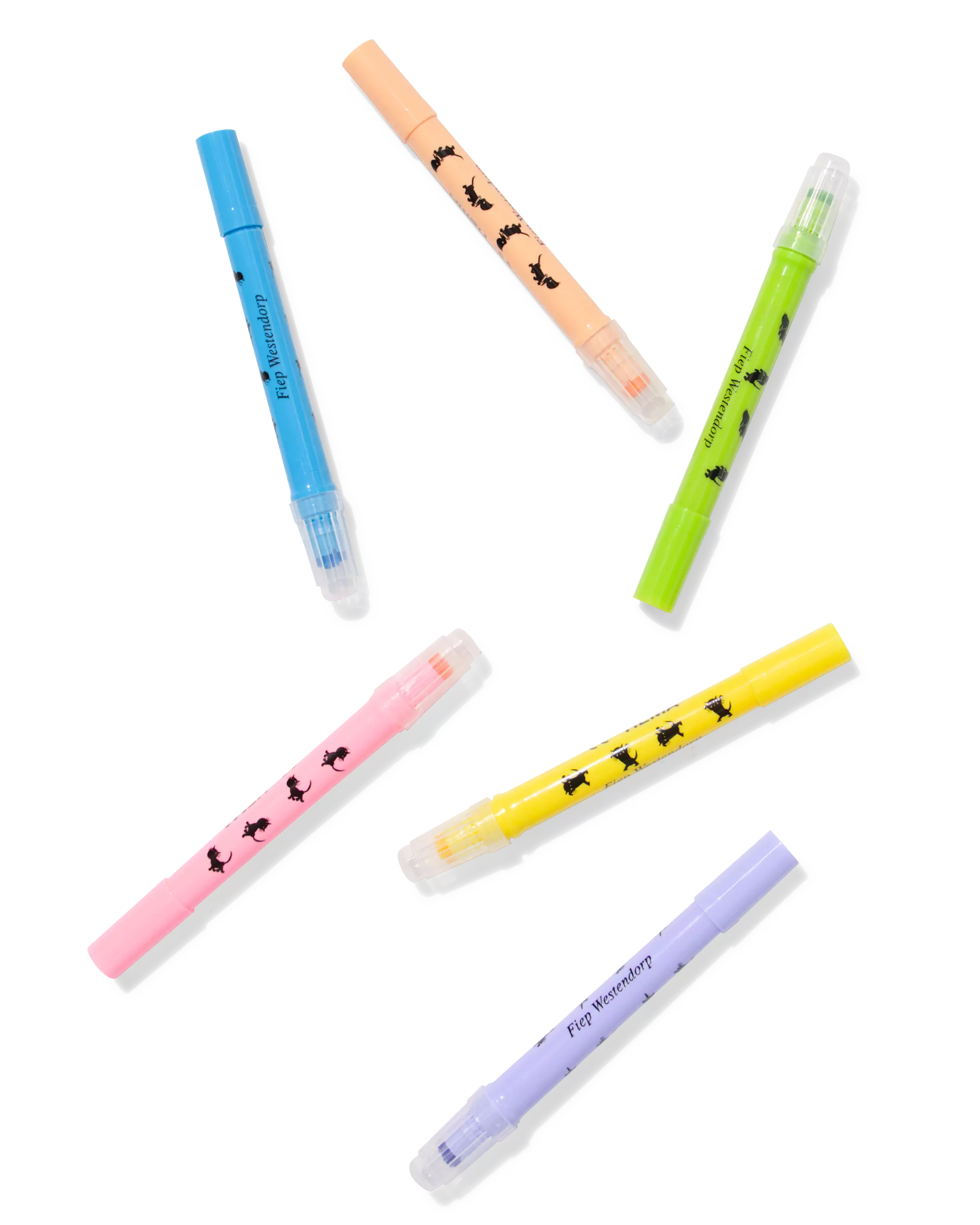 Takkie und Siepie Stempelstift – 6 Stück