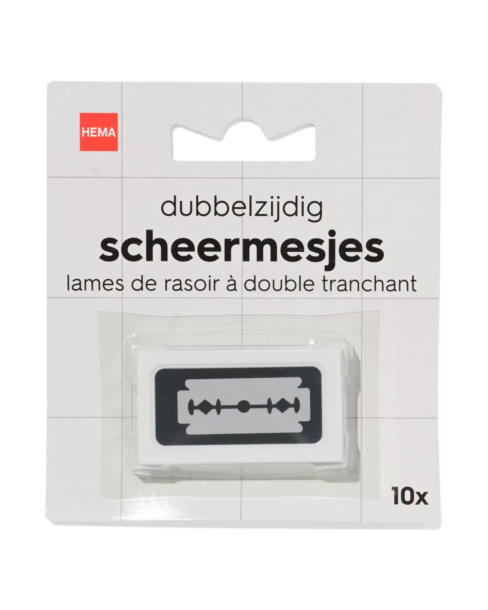 dubbelzijdige scheermesjes navulling - 10 stuks