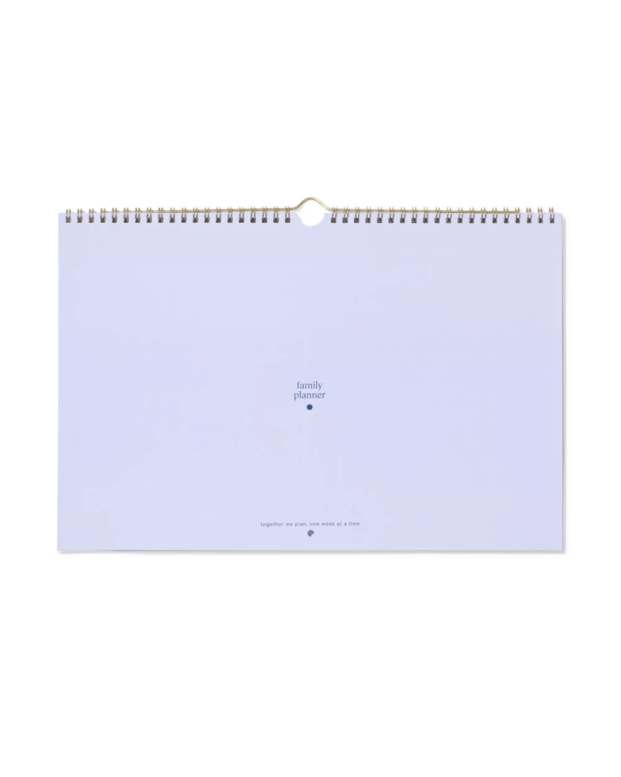 Familienplaner 37 × 25 cm, hellblau