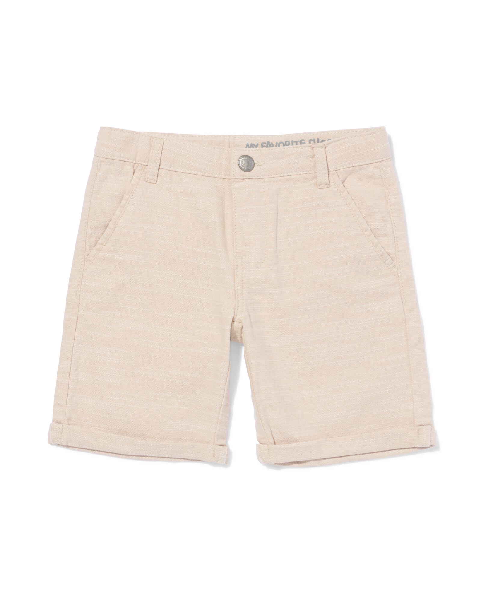 kindershort regular fit ecru ecru - 30716101ECRU - HEMA