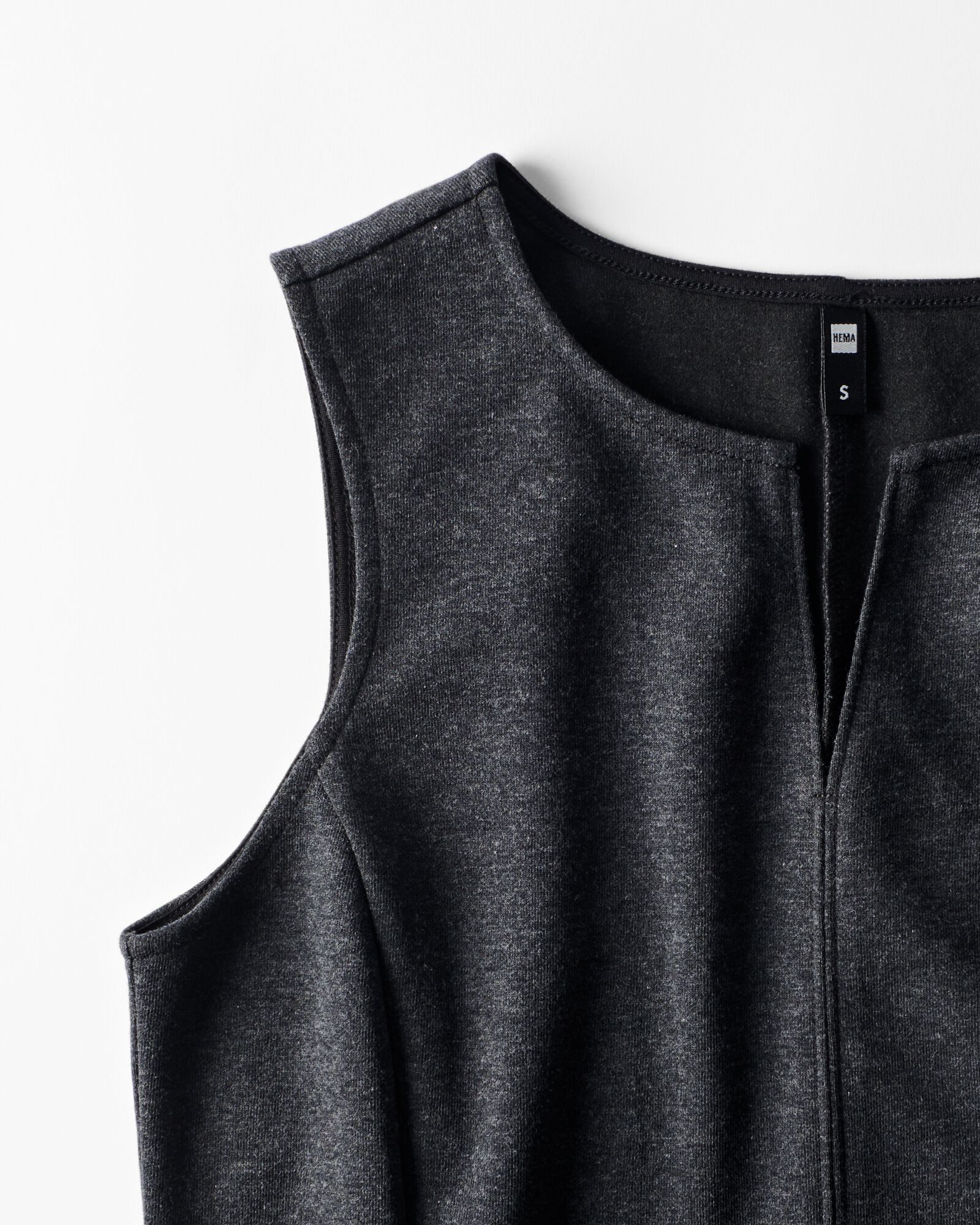 dames top Otis jersey antraciet antraciet - 36214750ANTHRACITE - HEMA