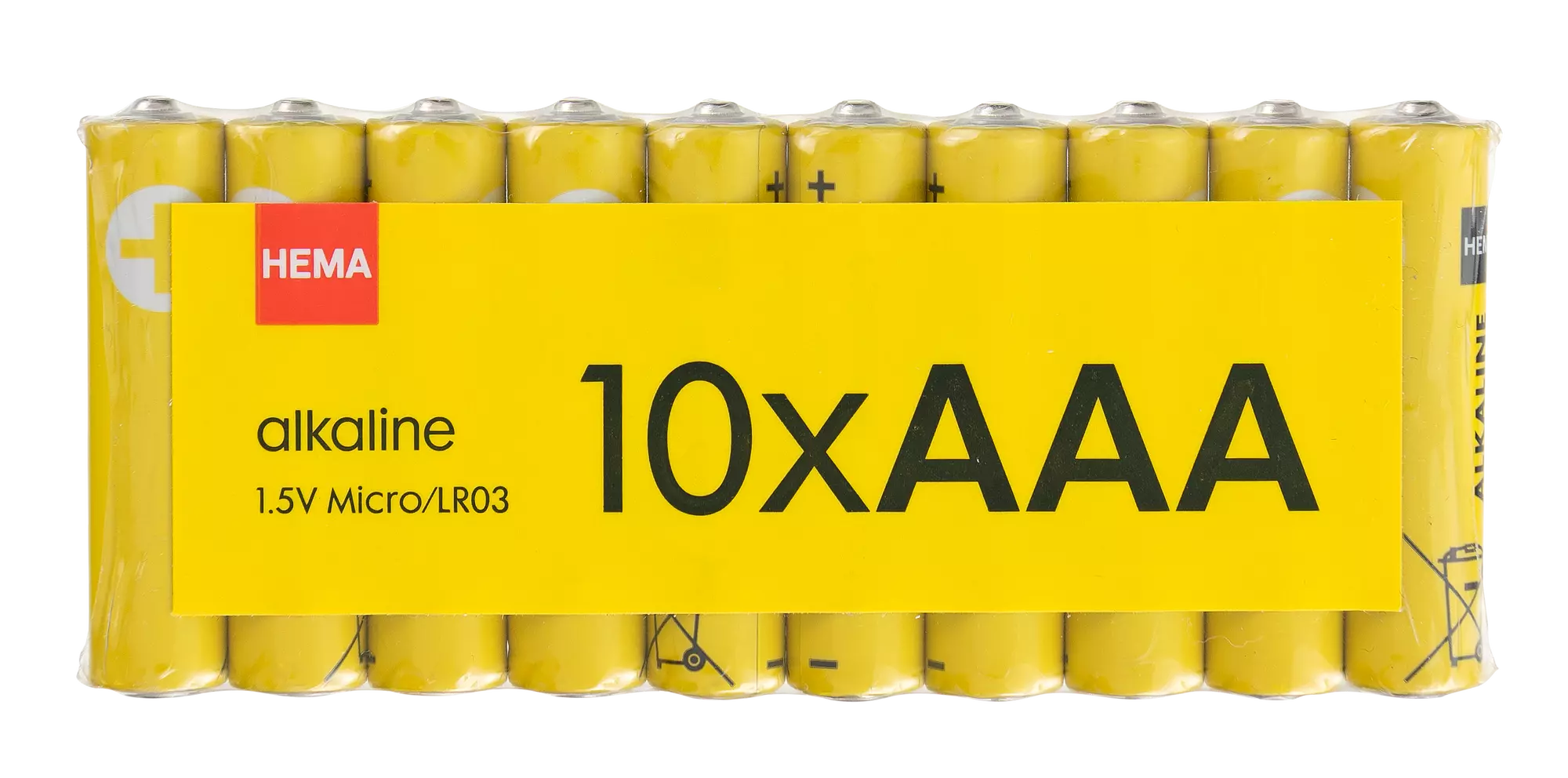 10er-Pack AAA-Batterien, Alkaline