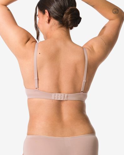 soutien-gorge pr&eacute;form&eacute; avec armatures recycl&eacute;/micro beige - 21870380BEIGE - HEMA