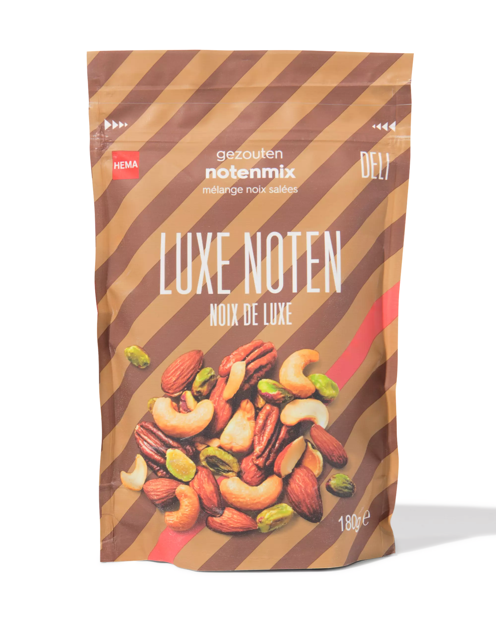 mélange luxe de noix salées 180 g