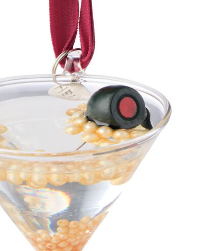 kersthanger 9.5cm glas cocktailglas  - 25102094 - HEMA