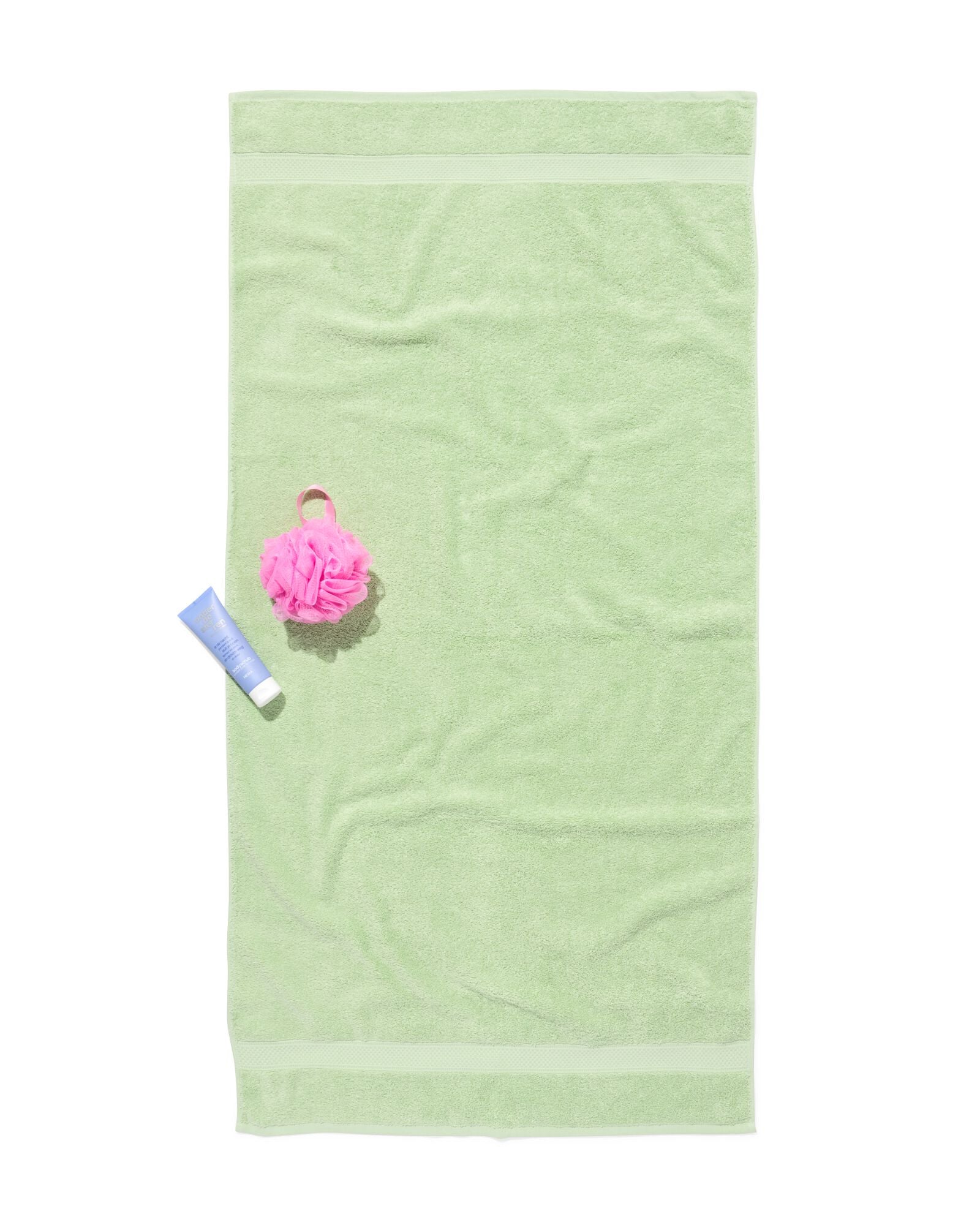 handdoek 70x140cm zware kwaliteit limoengroen limoengroen handdoek 70 x 140 - 5200280 - HEMA