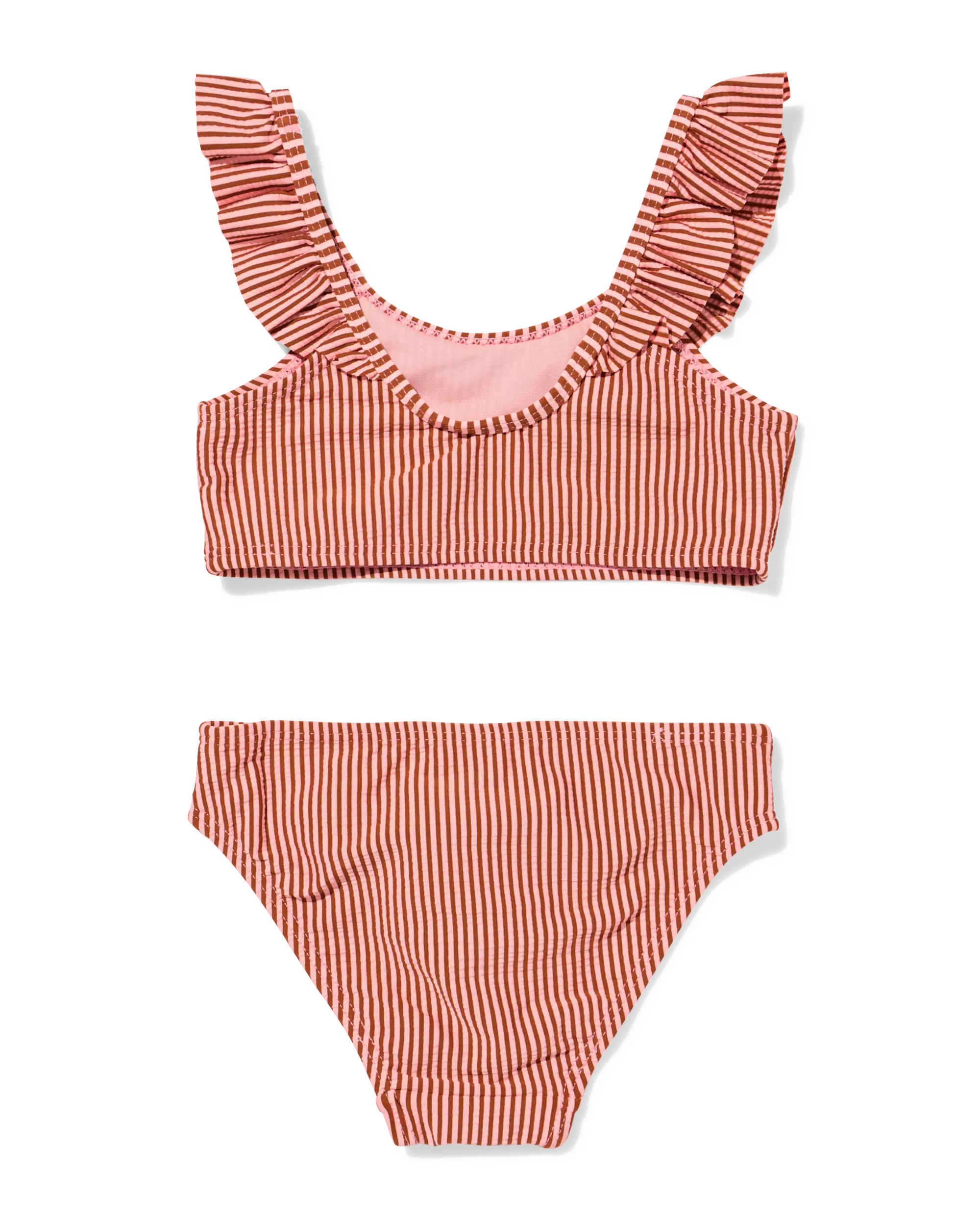 kinderbikini seersucker strepen