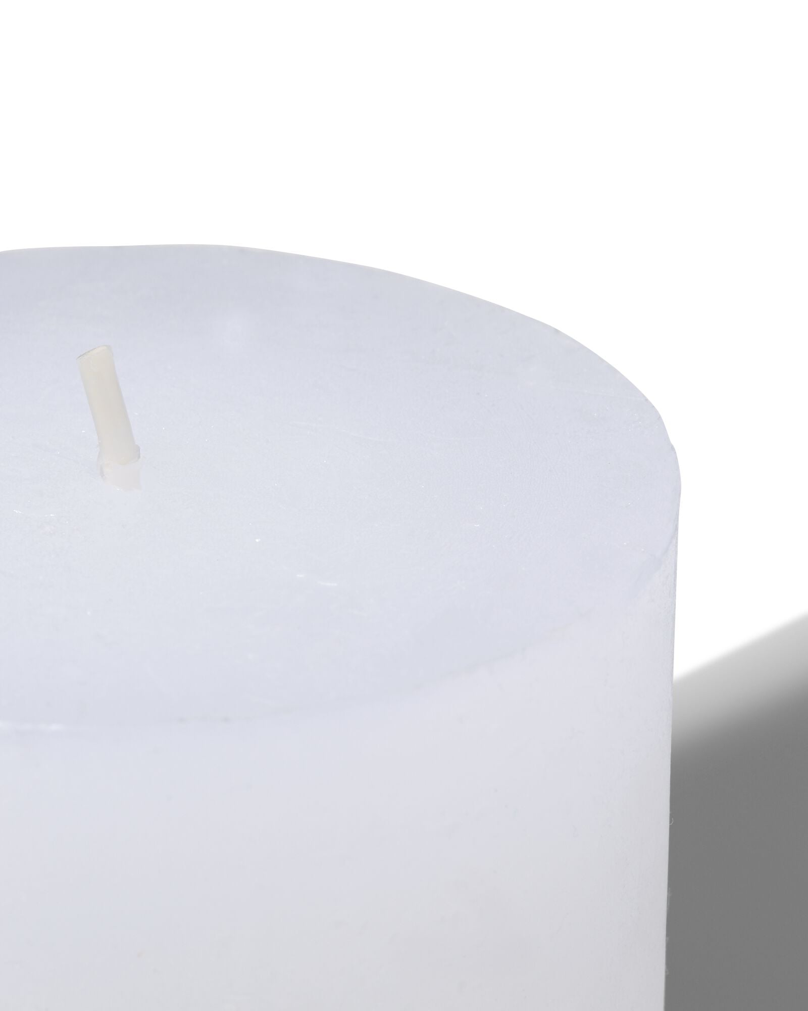 bougie rustique &Oslash;7x8 cm blanc blanc 7 x 8 - 13500603 - HEMA