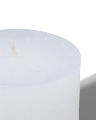 bougie rustique &Oslash;7x8 cm blanc blanc 7 x 8 - 13500603 - HEMA