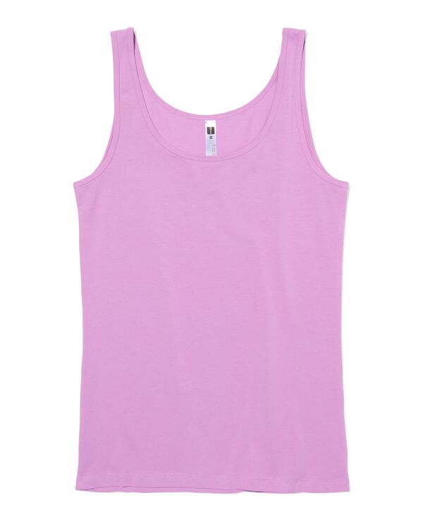 Damentop Baumwolle violett violett - 19602305PURPLE - HEMA