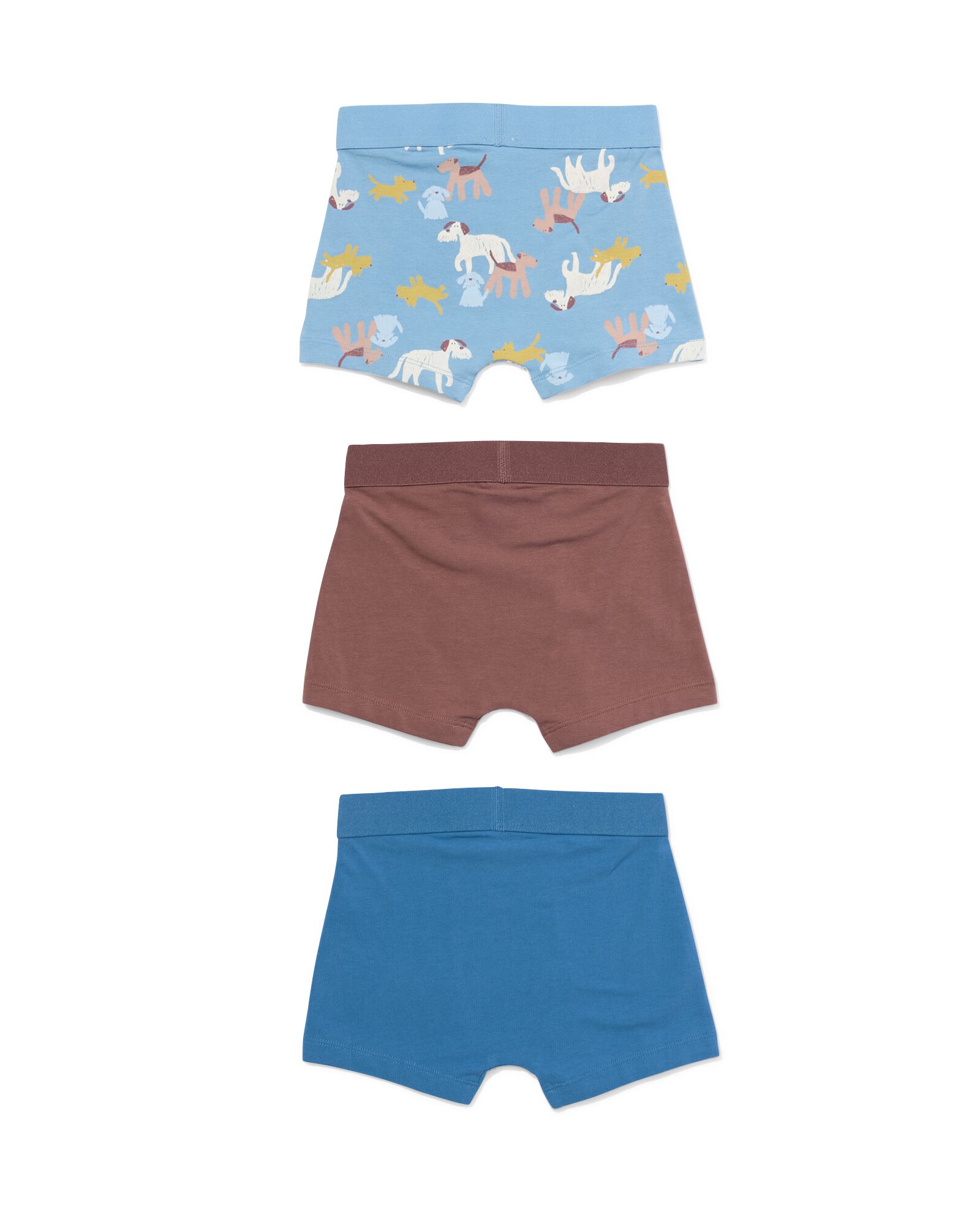 Kinder-Boxershorts, Tiermuster &ndash; 3 St&uuml;ck hellblau hellblau - 19201020LIGHTBLUE - HEMA