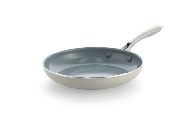 po&ecirc;le BK &Oslash;24 cm c&eacute;ramique sans PFAS beige po&ecirc;le 24 cm - 80190224FRYINGPAN24CM - HEMA