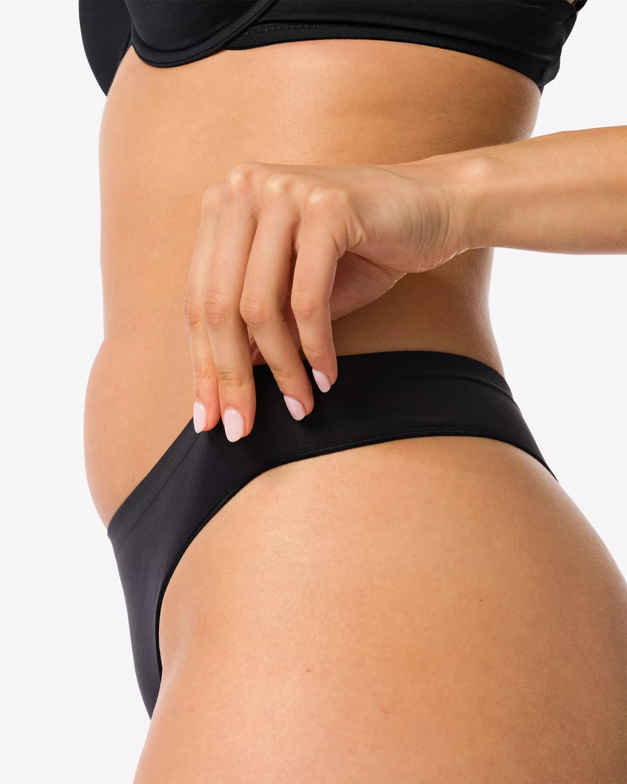 string femme sans coutures microfibre