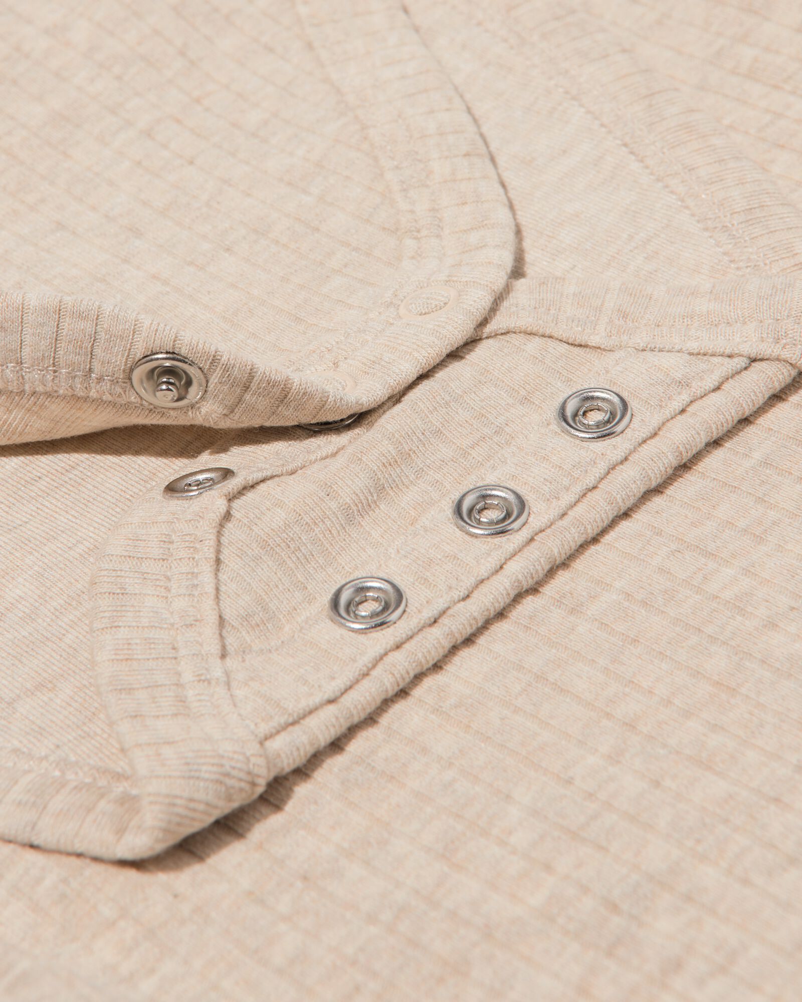 baby meegroeibody LENZING&trade; ECOVERO&trade; rib - 2 stuks naturel naturel - 33309860NATURAL - HEMA