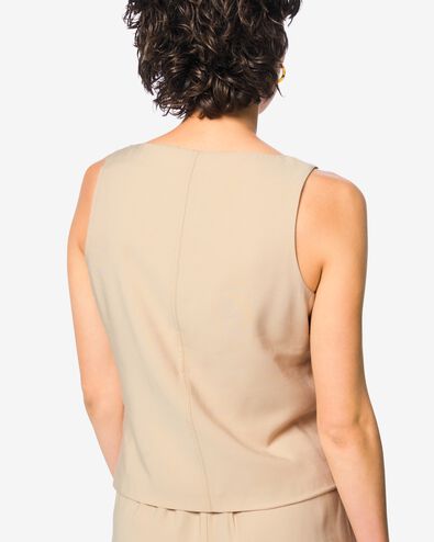 damesgilet Sarie beige beige - 36212380BEIGE - HEMA