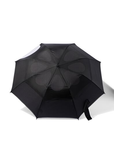 opvouwbare windbestendige paraplu &Oslash;100x45 zwart - 16830013 - HEMA