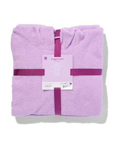 Damen-Kuschelhoodie aus Teddystoff in Rosa - 61140501 - HEMA