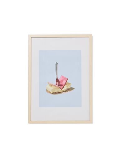 Bilderrahmen, 21 &times; 29,7 cm, Holz, schmal - 13626077 - HEMA