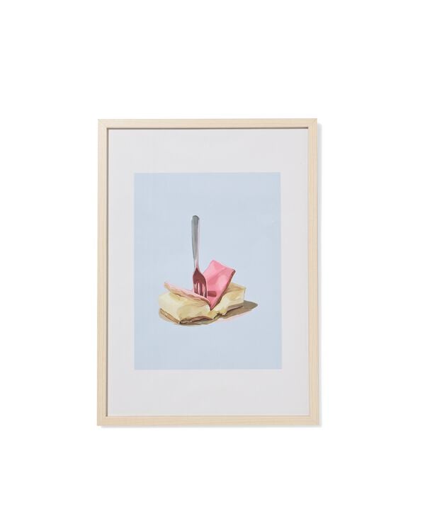 Bilderrahmen, 21 &times; 29,7 cm, Holz, schmal - 13626077 - HEMA