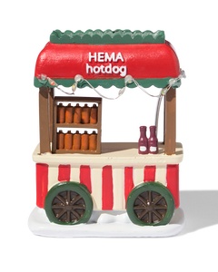 stand de hot-dogs pour village de Noël