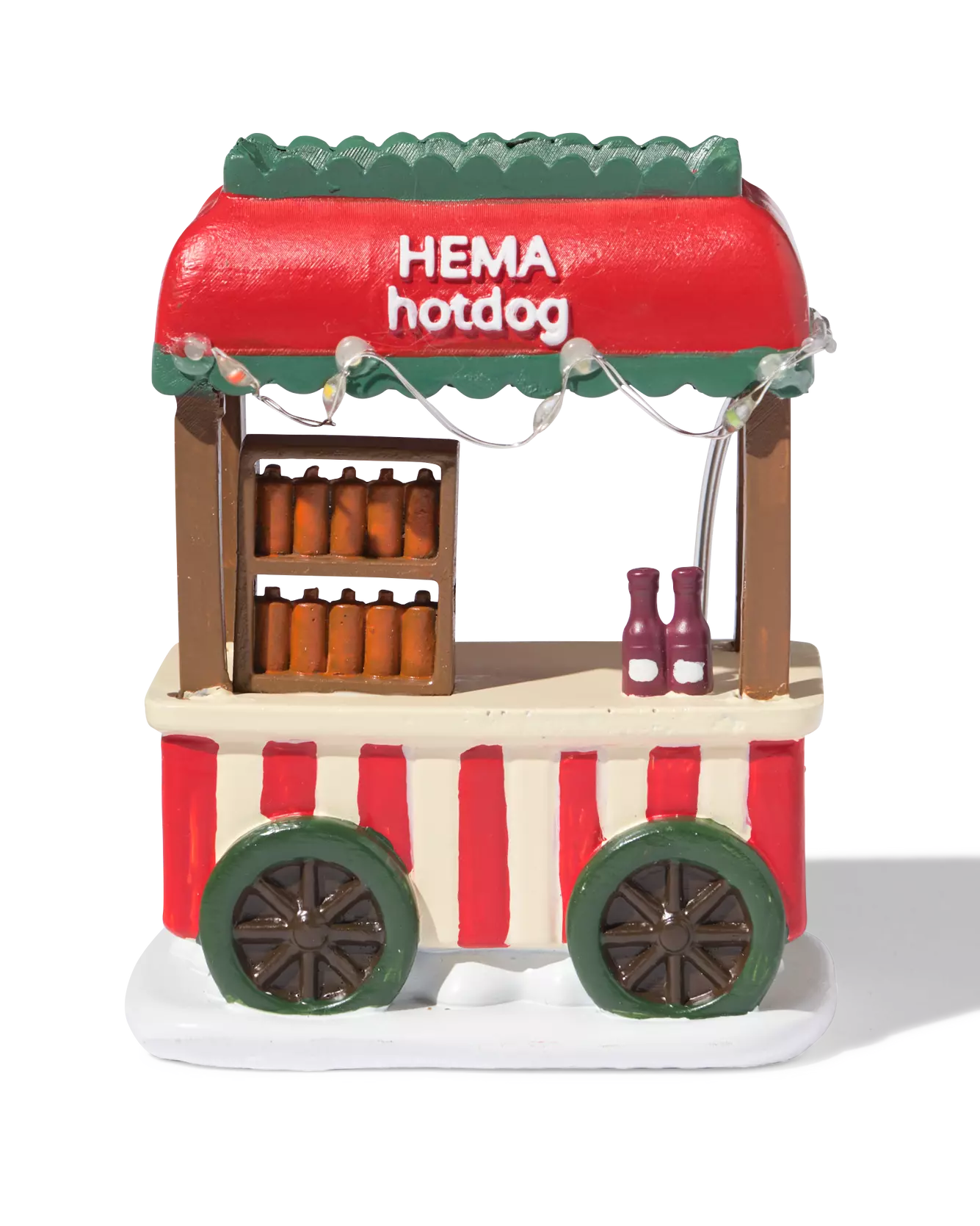 stand de hot-dogs pour village de Noël