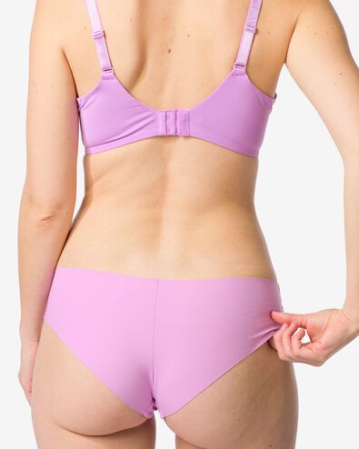 damesbrazilian micro met kanten inzet paars paars - 19601044PURPLE - HEMA